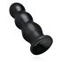 BUTTR Tactical III - stevige zuignap dildo (zwart)