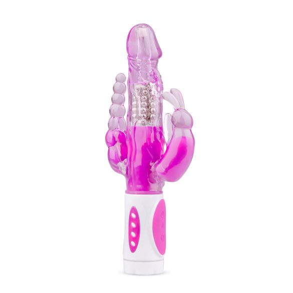 Easytoys Raving Rabbit - 3-weg vibrator (roze)
