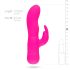 Easytoys Mad Rabbit - konijnenoren vibrator met clitorisstimulator (roze)