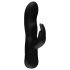 Easytoys Mad Rabbit - rabbit vibrator met clitorisstimulator - zwart