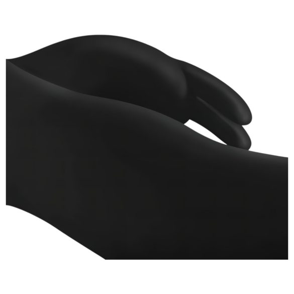 Easytoys Mad Rabbit - rabbit vibrator met clitorisstimulator - zwart