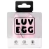 LUV EGG - draagbaar, oplaadbaar vibrerend eitje met afstandsbediening (roze)