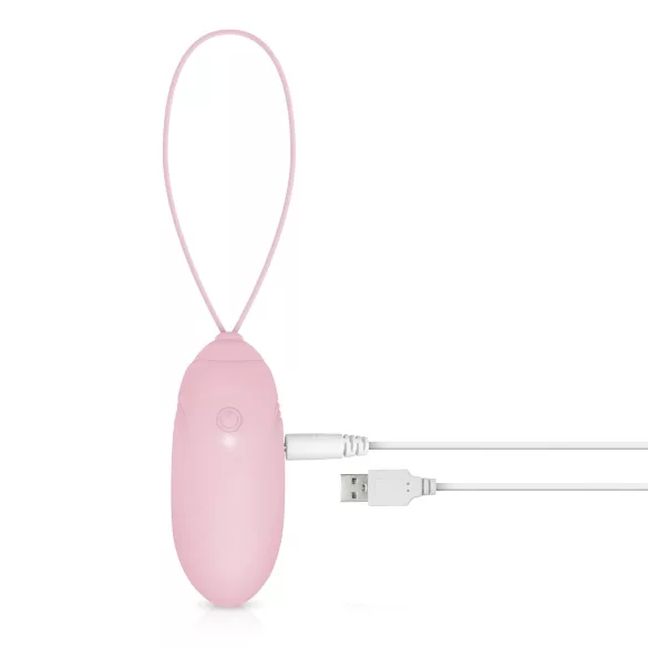 LUV EGG - draagbaar, oplaadbaar vibrerend eitje met afstandsbediening (roze)