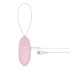 LUV EGG - draagbaar, oplaadbaar vibrerend eitje met afstandsbediening (roze)