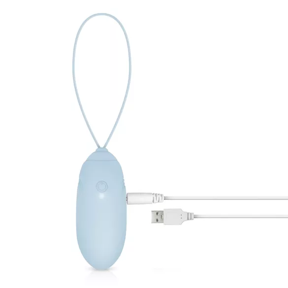 LUV EGG - draagbaar, oplaadbaar, draadloos vibro-ei (blauw)
