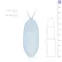 LUV EGG - draagbaar, oplaadbaar, draadloos vibro-ei (blauw)