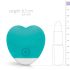 / Good Vibes Oron - oplaadbare hartvormige clitoris vibrator (turkoois)