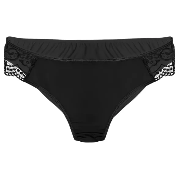 Pantyrebel - zwarte high-leg slip + draadloze vibrator (S-L)