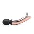 Rosy Gold Wand Curve - oplaadbare massagetrillende (rosegoud)