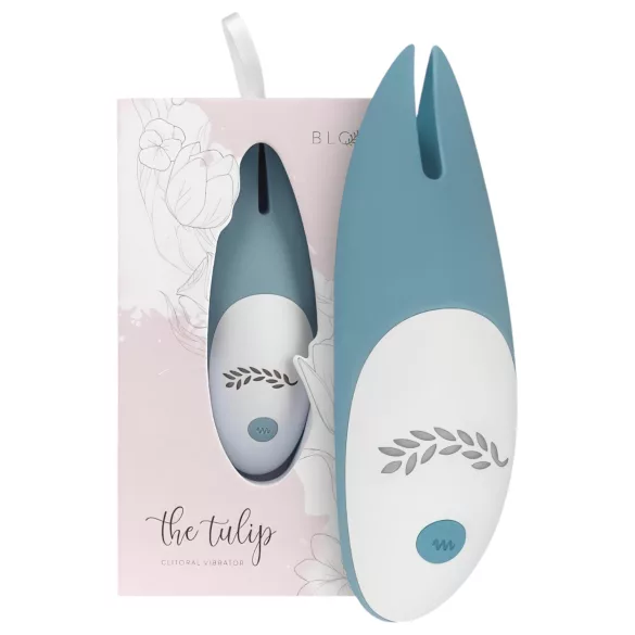 Bloom Tulip - oplaadbare siliconen clitoris vibrator - turquoise