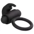 EasyToys Bunny - vibrerende penisring - siliconen - zwart