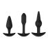 Easytoys Plezier Kit - gevarieerde anale plug set (zwart)