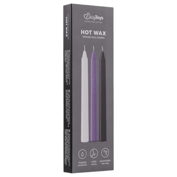 Sensual Hot Wax - bdsm kaarsen set - 3 stuks