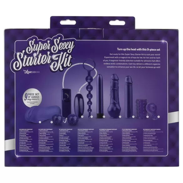 LoveBoxxx Super Sexy - vibrator set - 9-delig