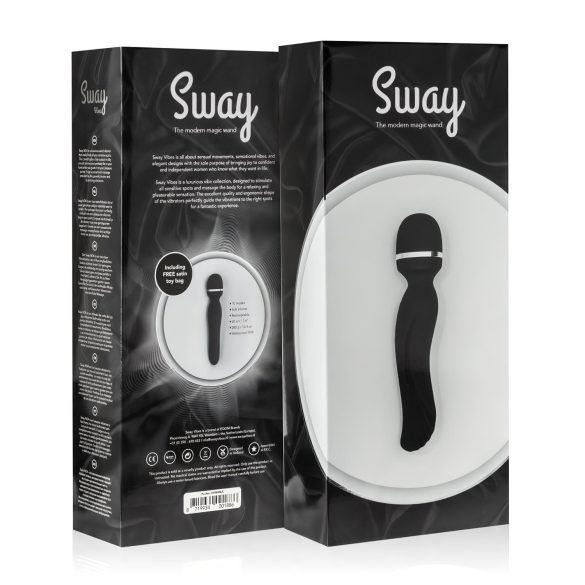 Sway No.4 Wand - oplaadbare massage vibrator (zwart)