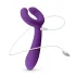 Easytoys Couple - oplaadbare waterproof koppel vibrator - paars