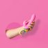 PMV20 Copy Dolphin - draaiende vibrator met clitorisarm (roze)
