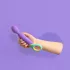 PMV20 - wand vibrator - oplaadbaar massage-apparaat - paars