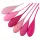 Teazers - set van 6 kegelkogels (roze)