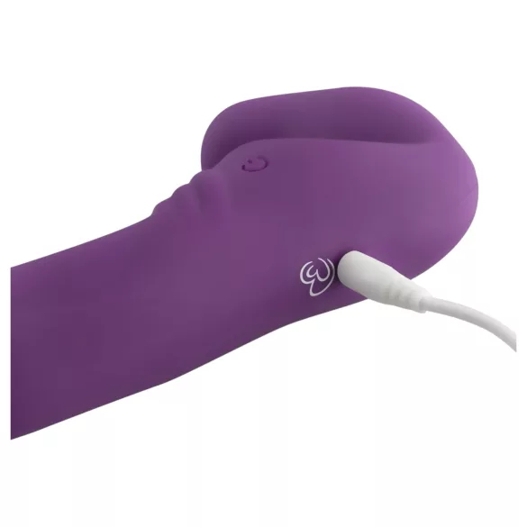 Easytoys - oplaadbare strapless vibrator - zonder harnas - paars