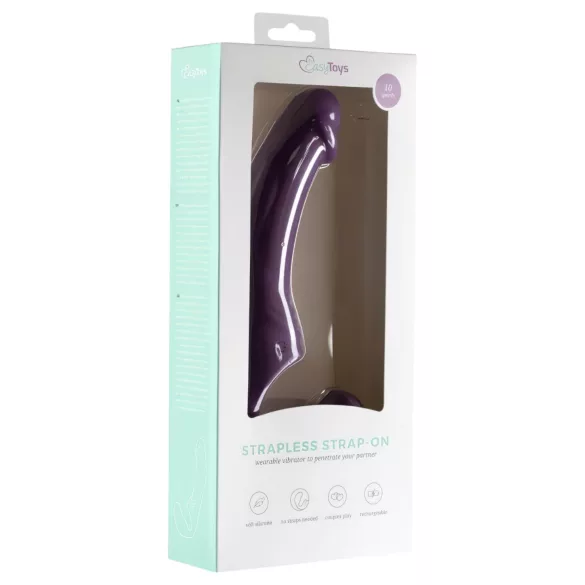 Easytoys - oplaadbare strapless vibrator - zonder harnas - paars