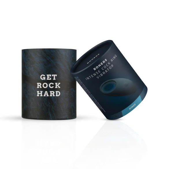 Boners - vibrerende penisring - oplaadbaar waterdicht - grijs