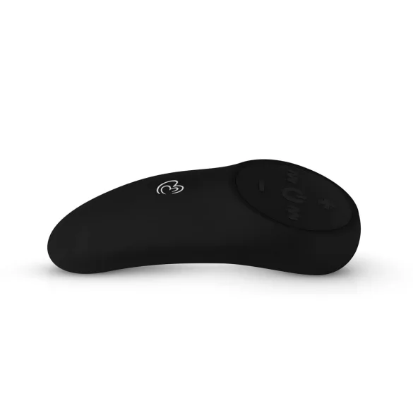 Easytoys - vibrator ei op afstand - oplaadbaar, waterdicht - zwart