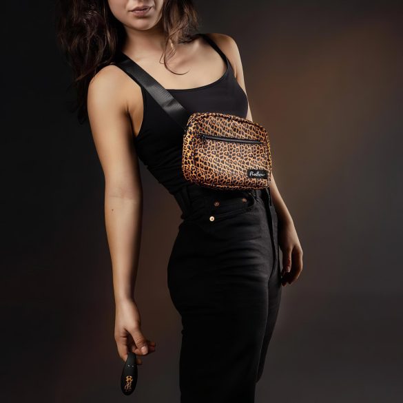 Panthra Zuna - oplaadbare, waterdichte duo vibrator (panter-zwart)