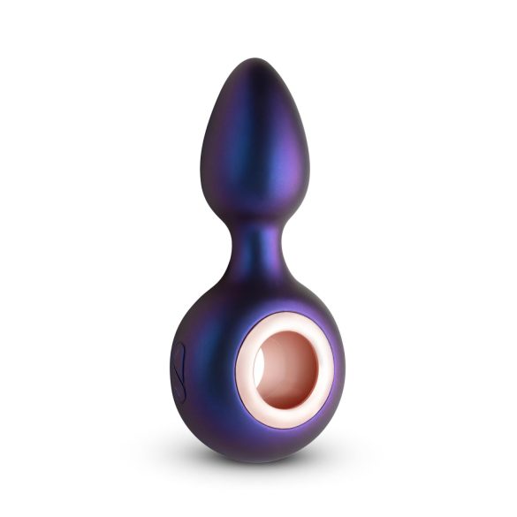 Hueman Deep Space - oplaadbare anaal vibrator - siliconen - paars