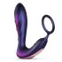 Hueman Black Hole - anale vibrator met penisring en radio (paars)