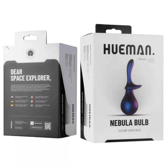 Hueman Nebula - intieme douche - siliconen - paars