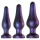 Hueman Comets - siliconen buttplug set - 3 stuks - paars