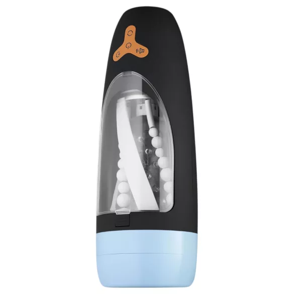 CRUIZR CP01 - automatische roterende zuigende masturbator - zwart/blauw