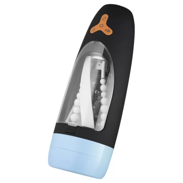 CRUIZR CP01 - automatische roterende zuigende masturbator - zwart/blauw