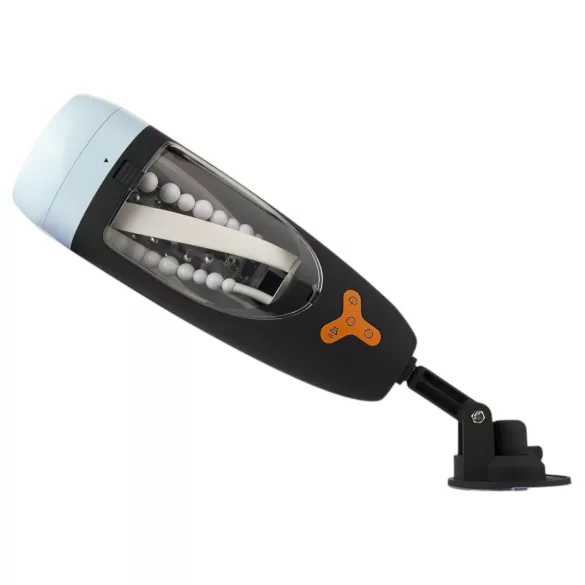 CRUIZR CP01 - automatische roterende zuigende masturbator - zwart/blauw