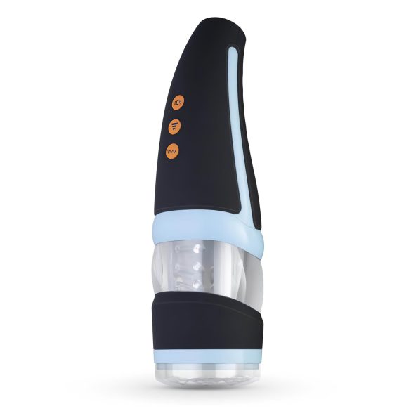 CRUIZR CP02 - Oplaadbare draaiende masturbator (zwart-blauw)