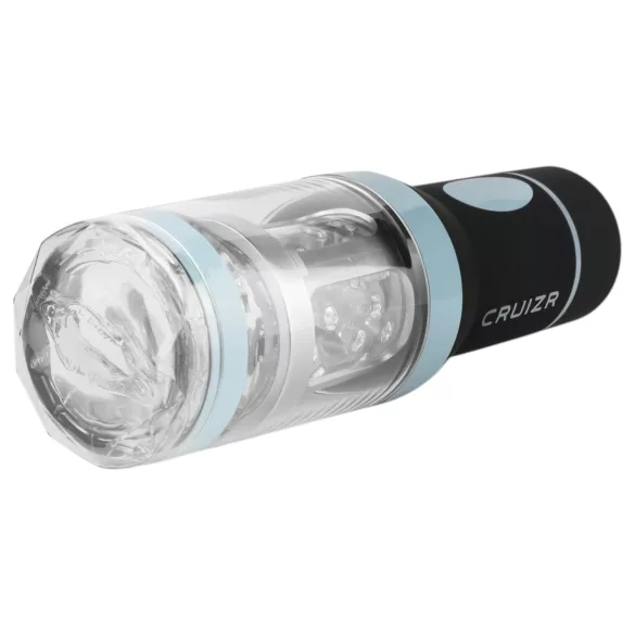 CRUIZR CM04 - automatische draaiende masturbator - oplaadbaar - zwart/blauw