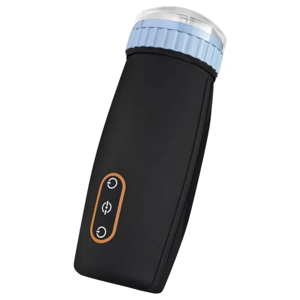 CRUIZR CM05 - automatische masturbaator - zuig- en stootfunctie - zwart/blauw