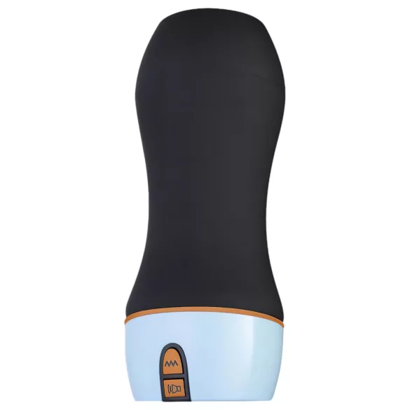 CRUIZR CM06 - automatische vibrerende masturbator - geluidseffect - zwart/blauw