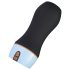 CRUIZR CM06 - oplaadbare, kreunende vibrerende masturbator (zwart-blauw)