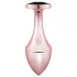 Rosy Gold - anale plug - met zwarte steen - rosegoud