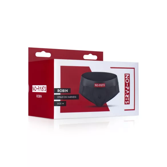 No-Parts Robin - strap-on slip - zwart - S