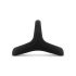 Easytoys Desire Ring - flexibele penis- en teeltring (zwart)