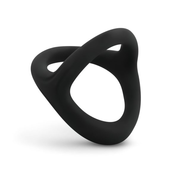 Easytoys Desire Ring - penis- en balzacring - flexibel - zwart