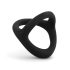 Easytoys Desire Ring - flexibele penis- en teeltring (zwart)