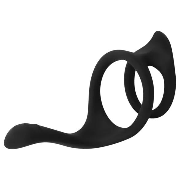 Easytoys - Penis- en balzakring - flexibel - zwart