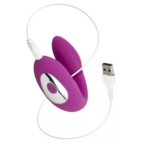 Easytoys Tap Dancer - koppel vibrator - waterdicht - afstandsbediening - roze