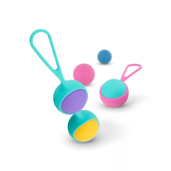 PMV20 Vita - kegelbal set - verstelbaar gewicht - siliconen - multicolor