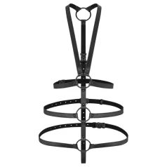 Bedroom Fantasies - bondage harnas - verstelbaar - zwart