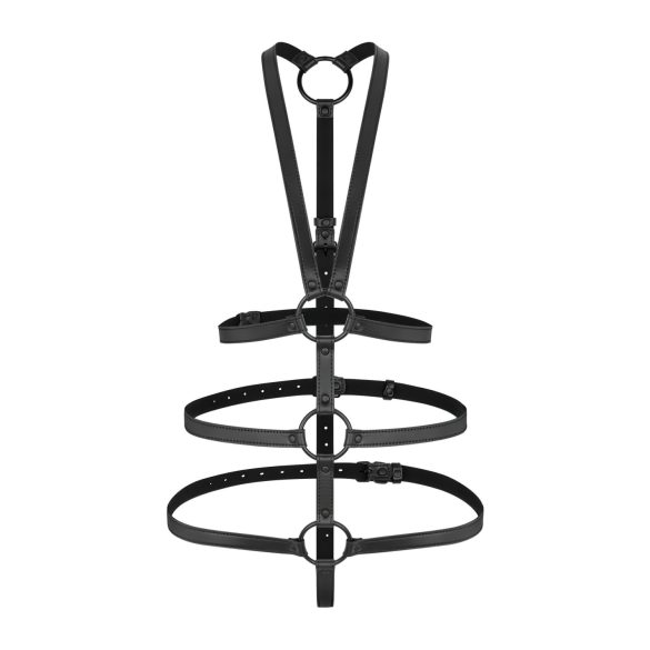 Slaapkamerfantasieën - zwarte bondage harnas